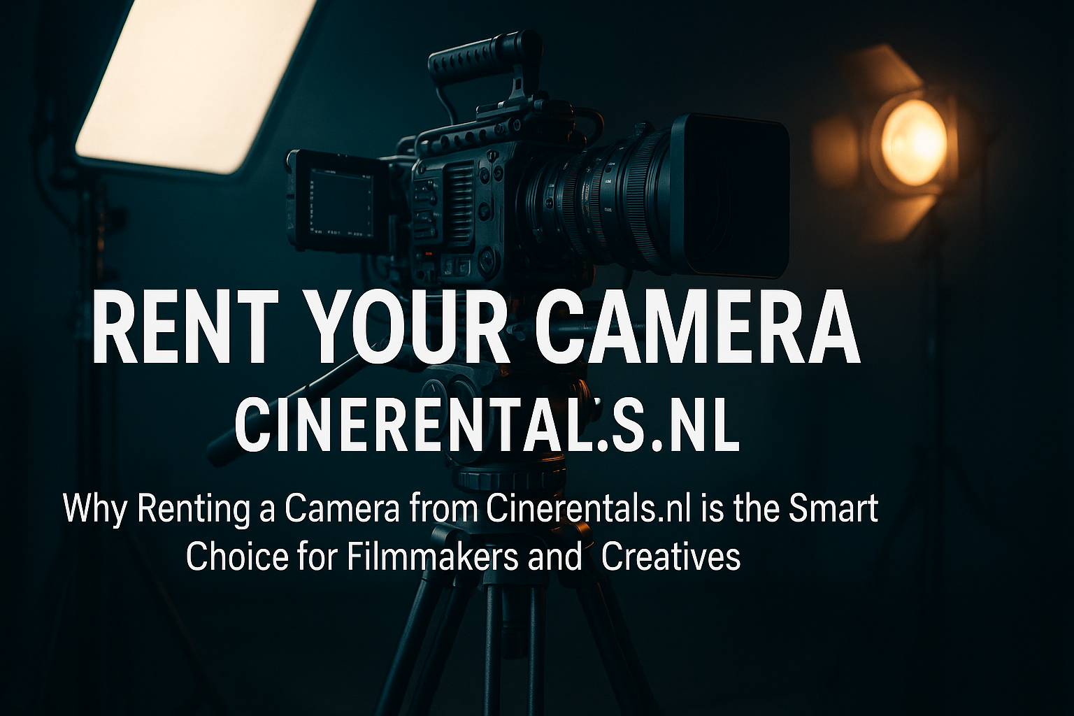 Elevate Your Content Creation with Pro Gear from Cinerentals.nl