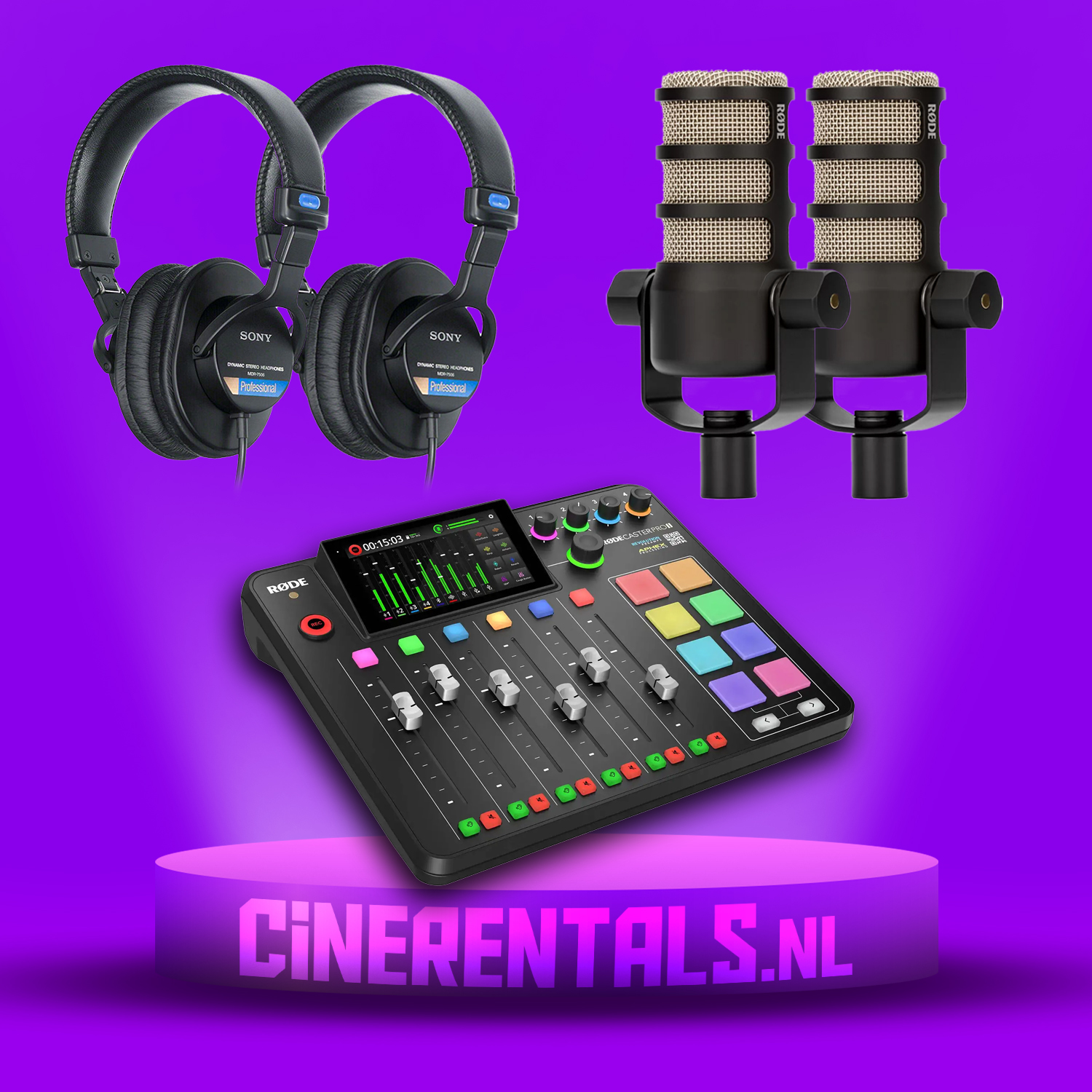 RODE Podcast set (Duo)