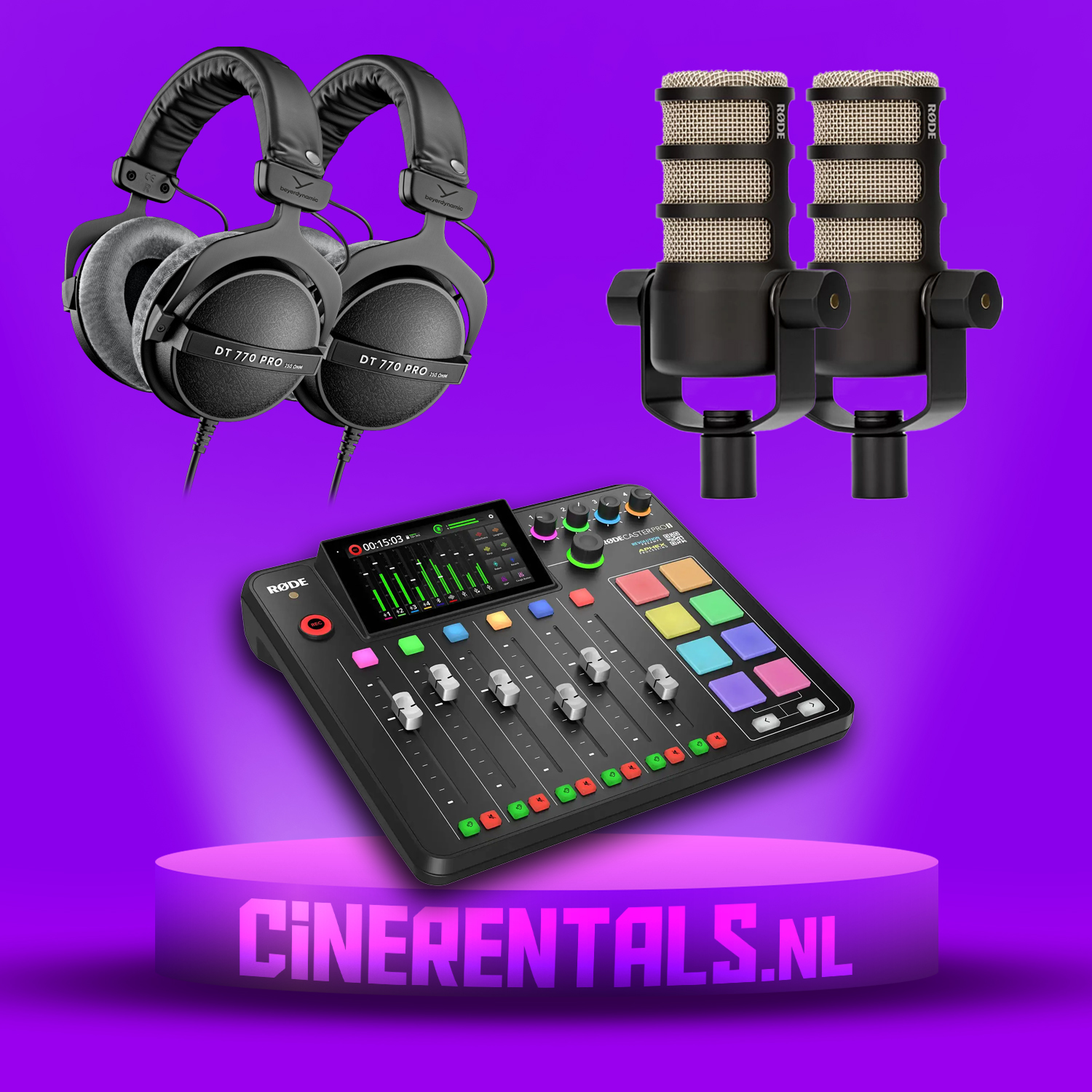 RØDE Podcast set (Duo)