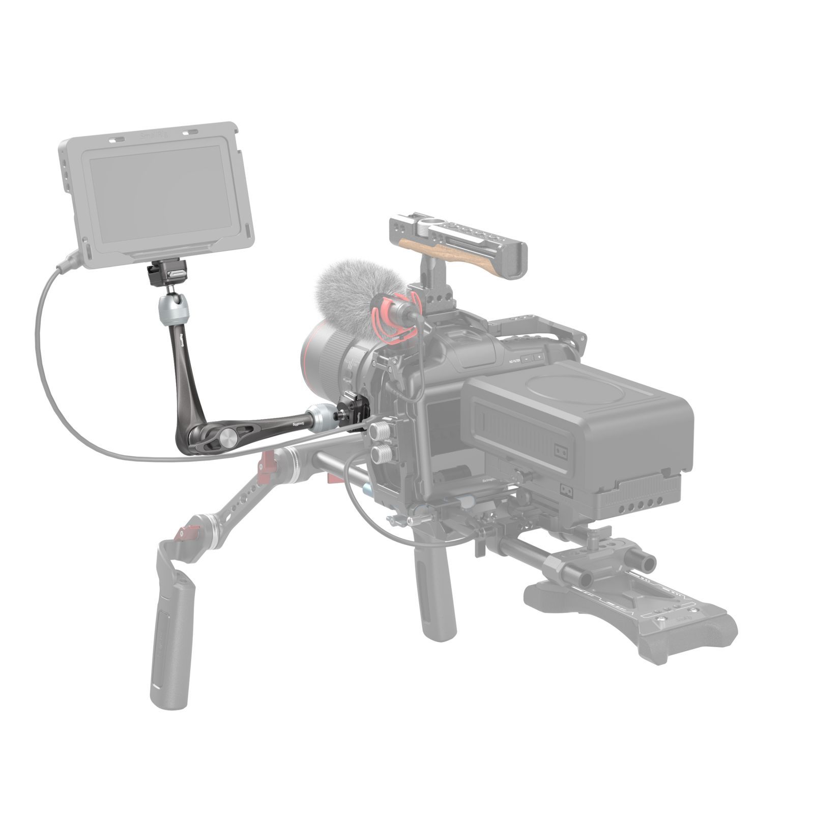 SmallRig HawkLock H21 Quick Release Rosette Magic Arm (11")