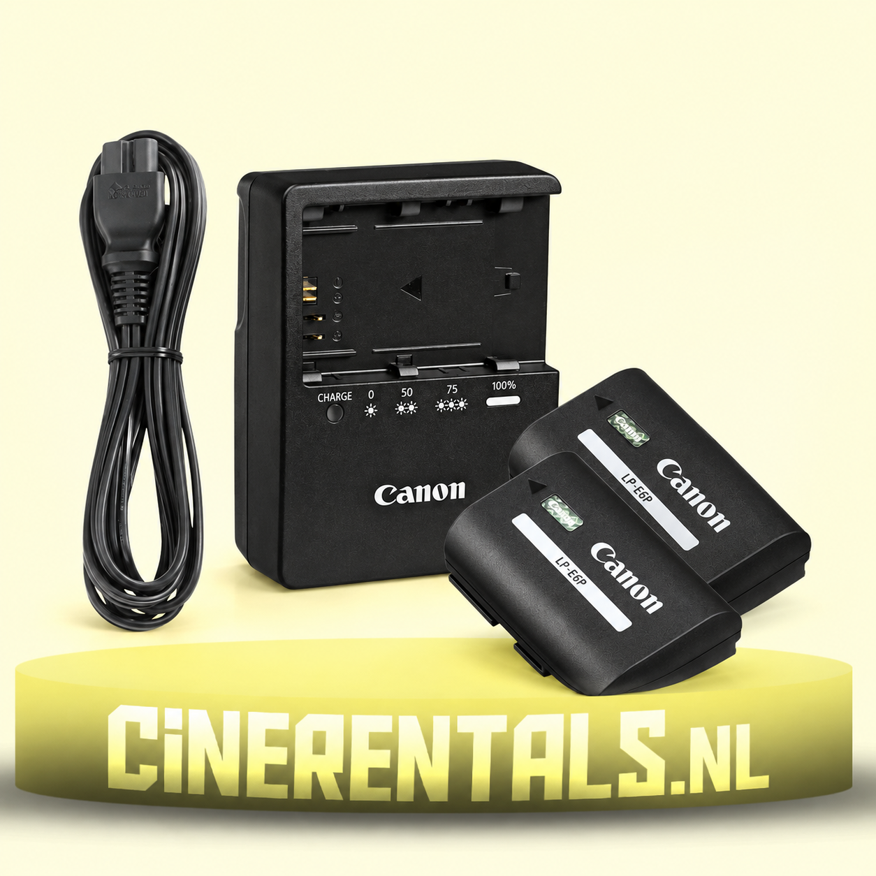 Canon LP-E6P Accu’s (Set van 2) + Lader