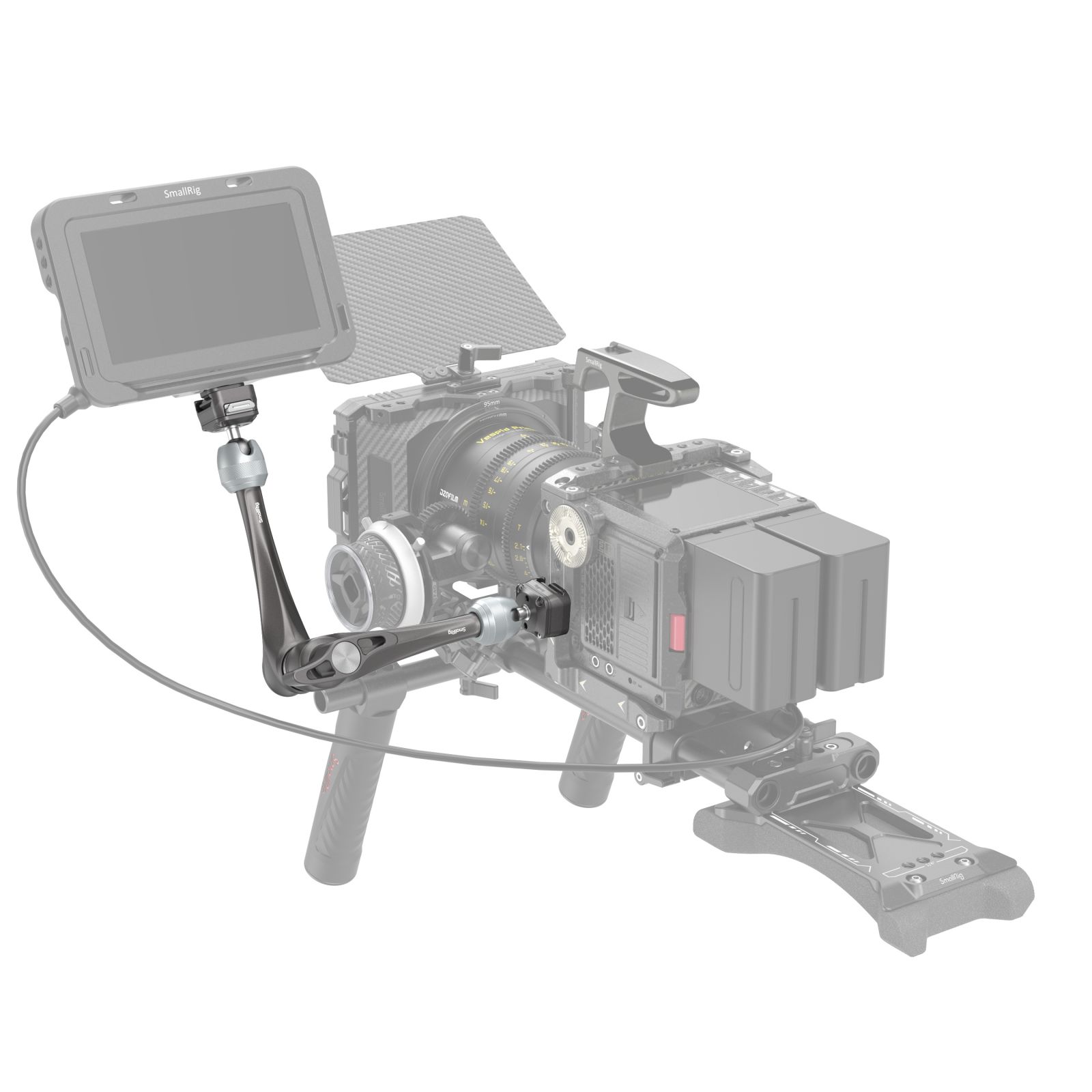 SmallRig HawkLock H21 Quick Release Rosette Magic Arm (11")