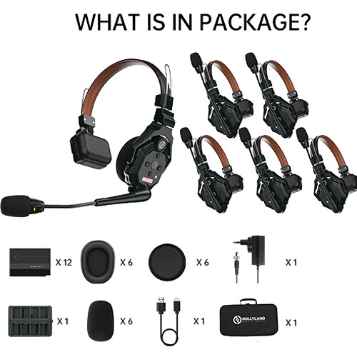 Hollyland Solidcom C1 Pro - (6X) Set