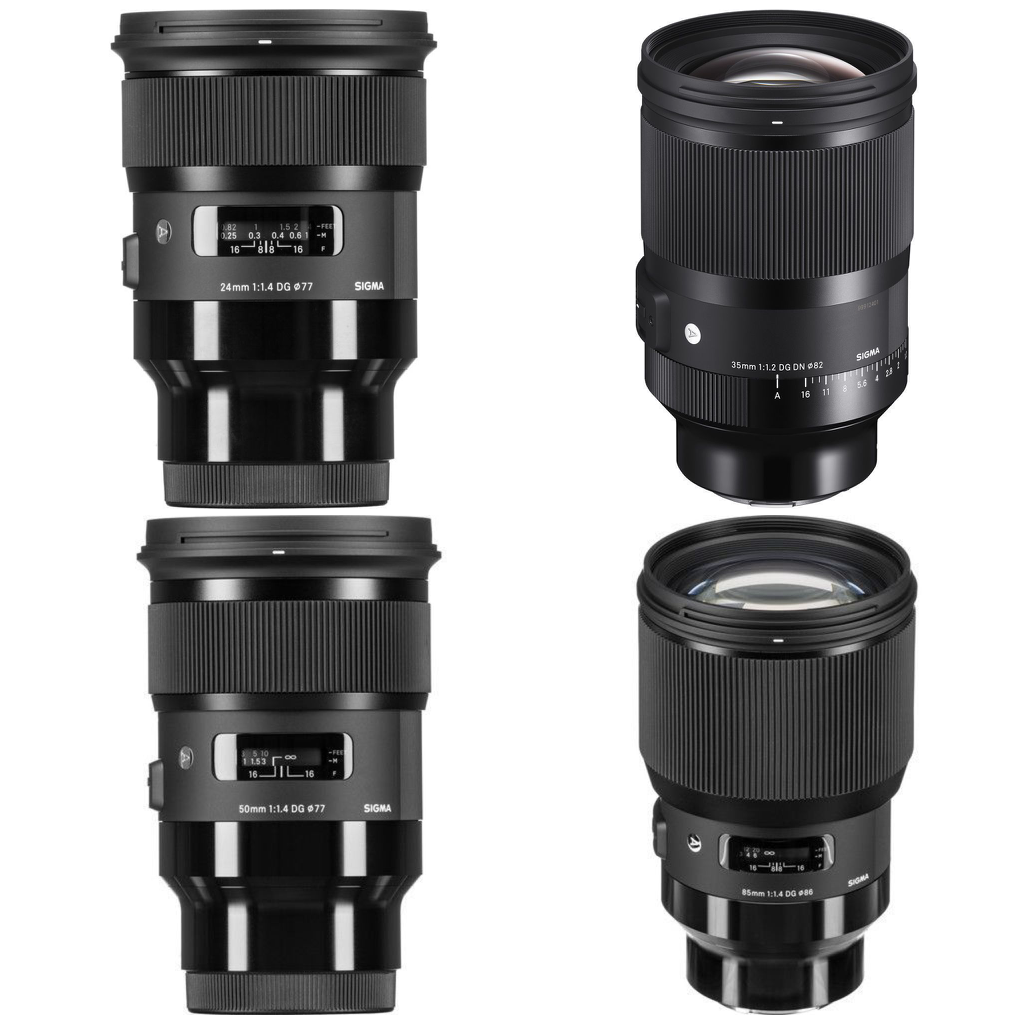 Sigma Art Lens Set (4x)
