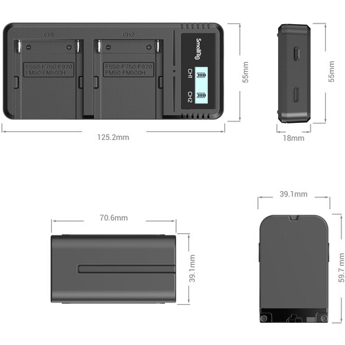 NP-F970 Battery (Set of 2)
